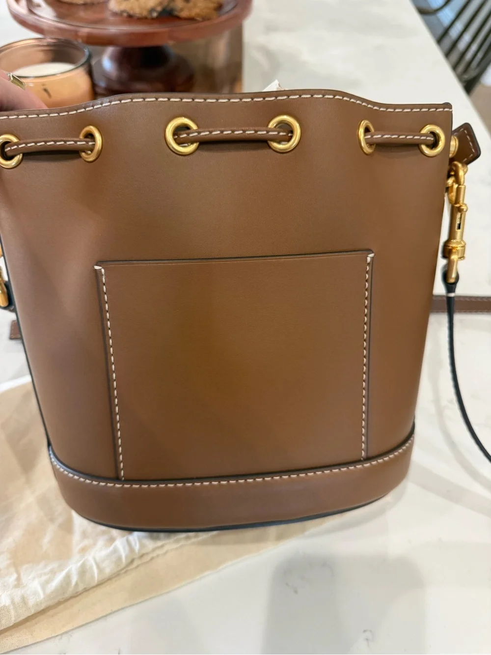 Tory Burch T Monogram Bucket Bag